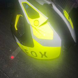 Fox sporting helmet