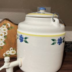 Vintage Drink Dispenser Crock