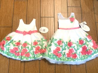 18M And 2T Girls’ Dresses BRAND NEW WITH TAGS