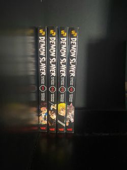 Demon Slayer Manga Volumes 1-4