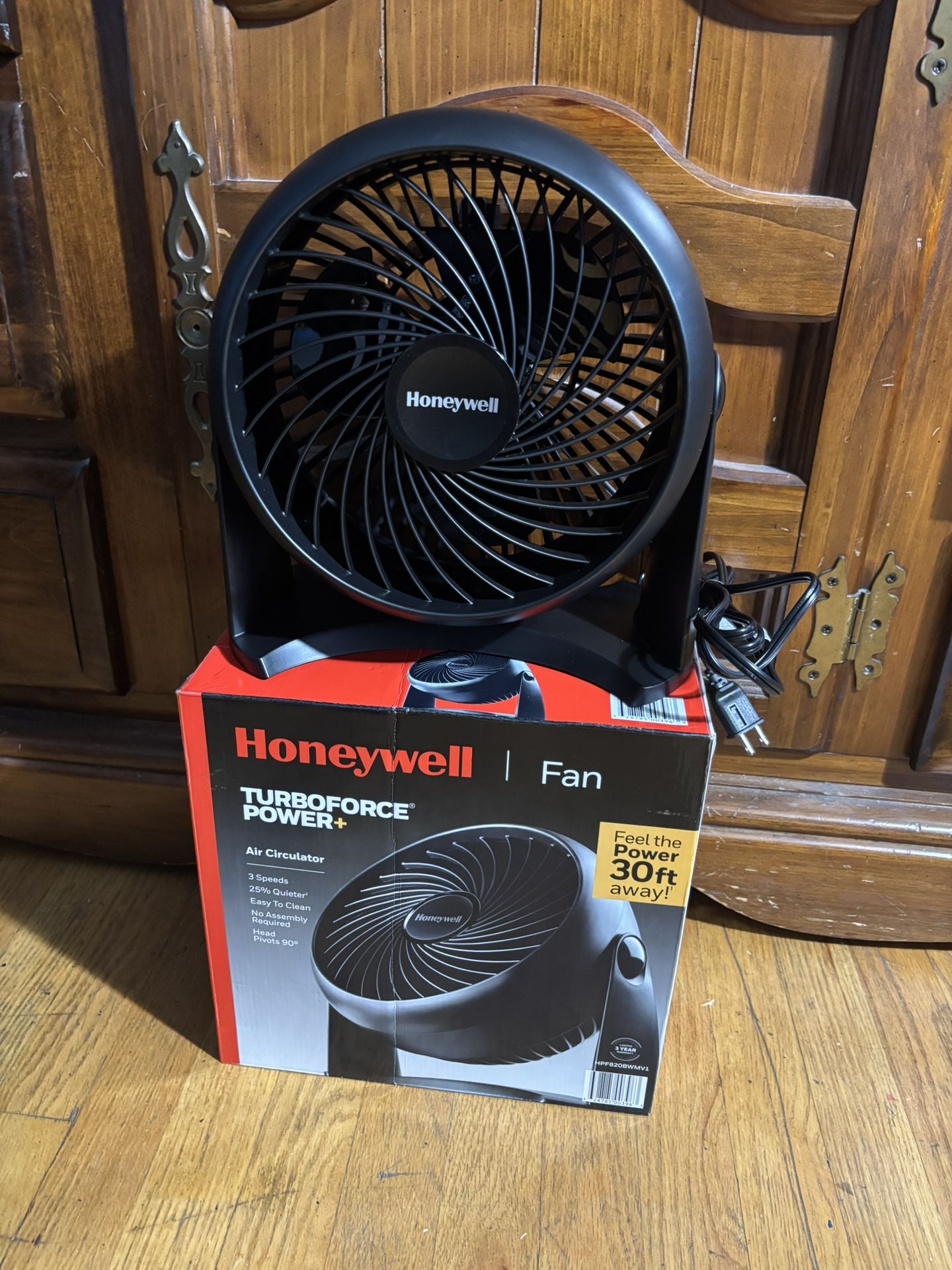 Honeywell fan new out of box