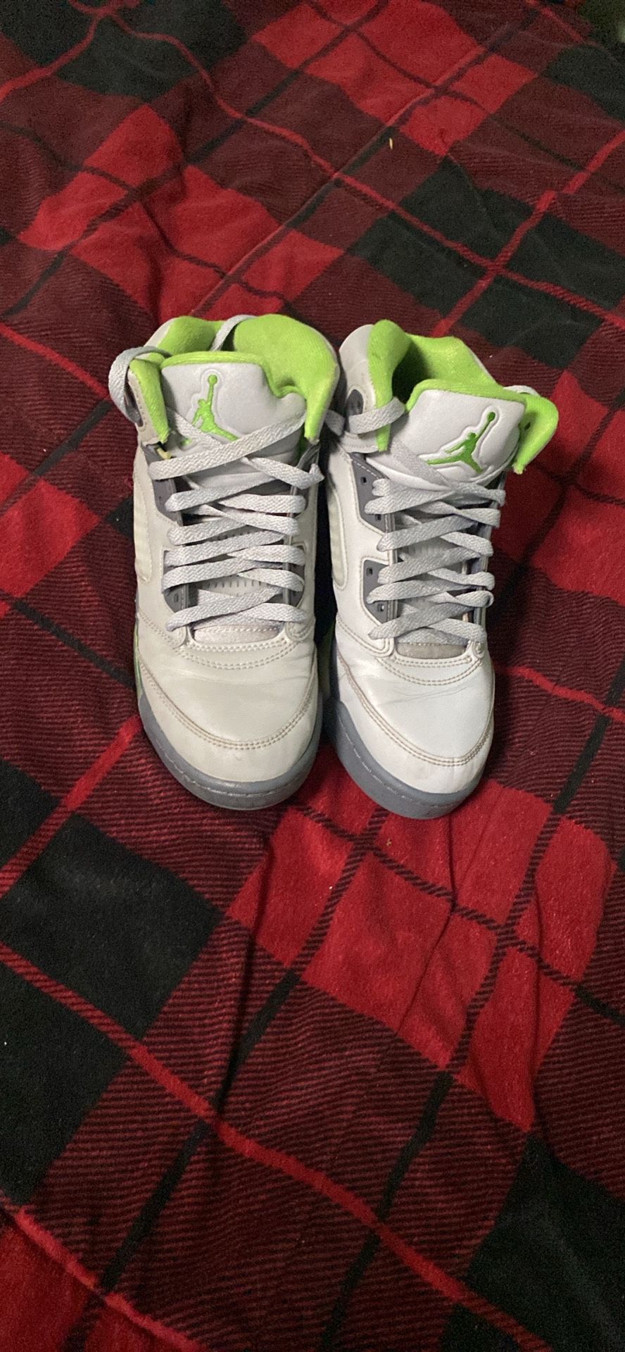 Jordan 5 Retro Green Bean Size 5.5