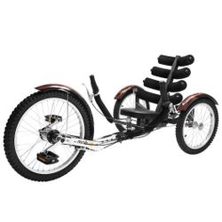 RECUMBENT TRIKE  w/ flag