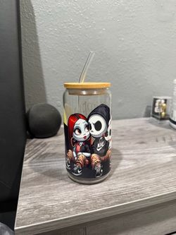 Nightmare before Christmas jar cup