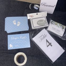 party supplies, baby shower, wedding