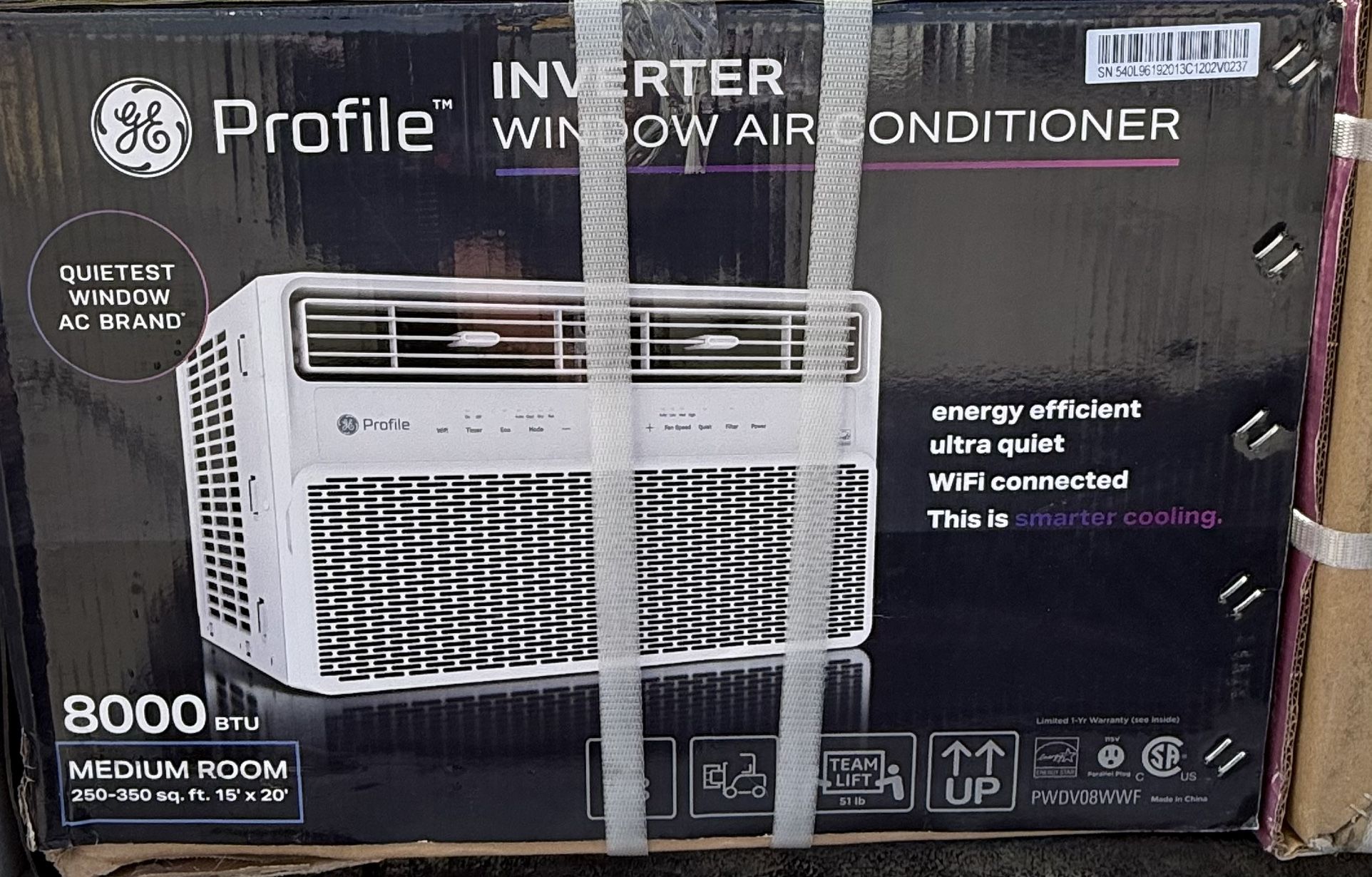 GE Medium Room Window Air Conditioner with Heater