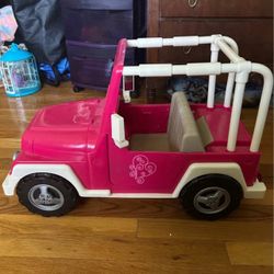 Our Generation Horse Trailer And Jeep 
