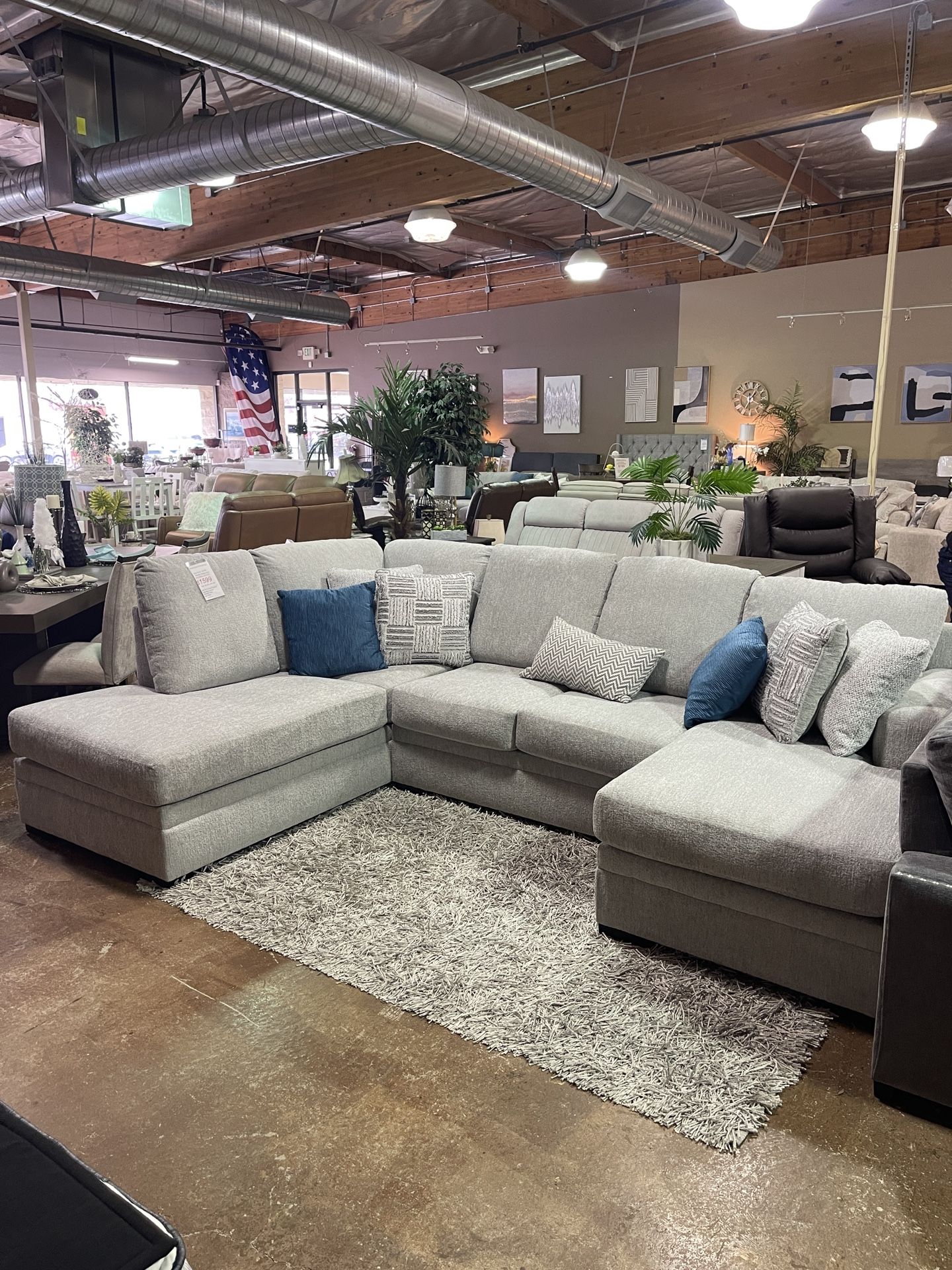Sectional Double Chaise
