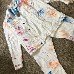 Smoke Rise Set Jacket And Jeans 