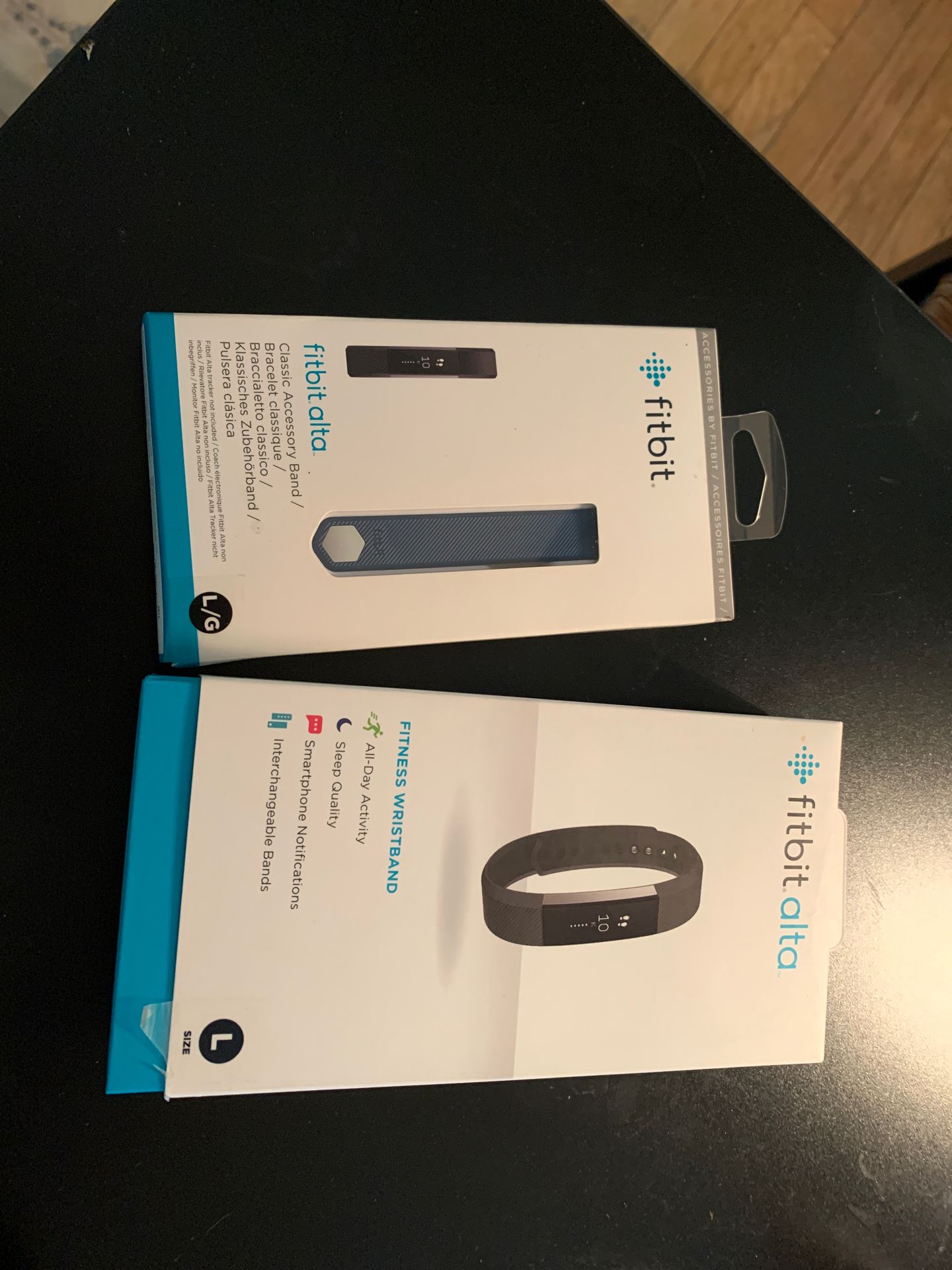 Fitbit Alta & blue Band