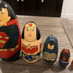 Wooden nesting dolls