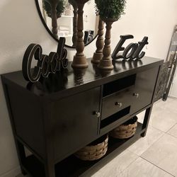 Farmhouse Console & Mirror
