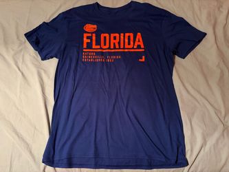 University of Florida Gators NCAA Captivating Apparel Blue Shirt; Men’s XL