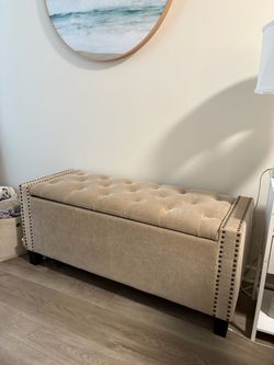 Tufted Storage Ottoman Bench