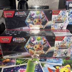 Prismatic Evolutions Booster Bundle + Surprise Box Bundle x2