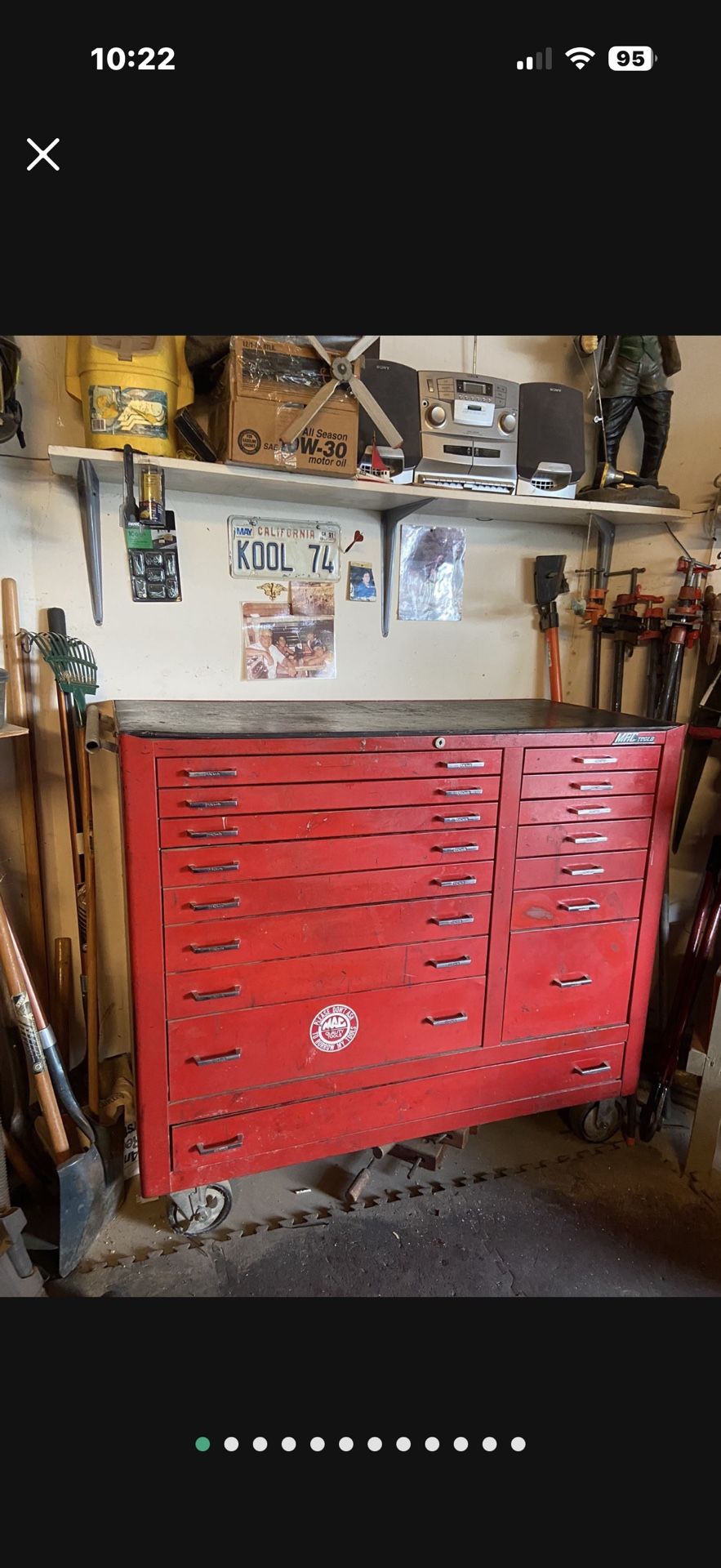 MAC Giant Tool Box Filled With Tools in