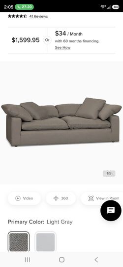 City furniture sofa