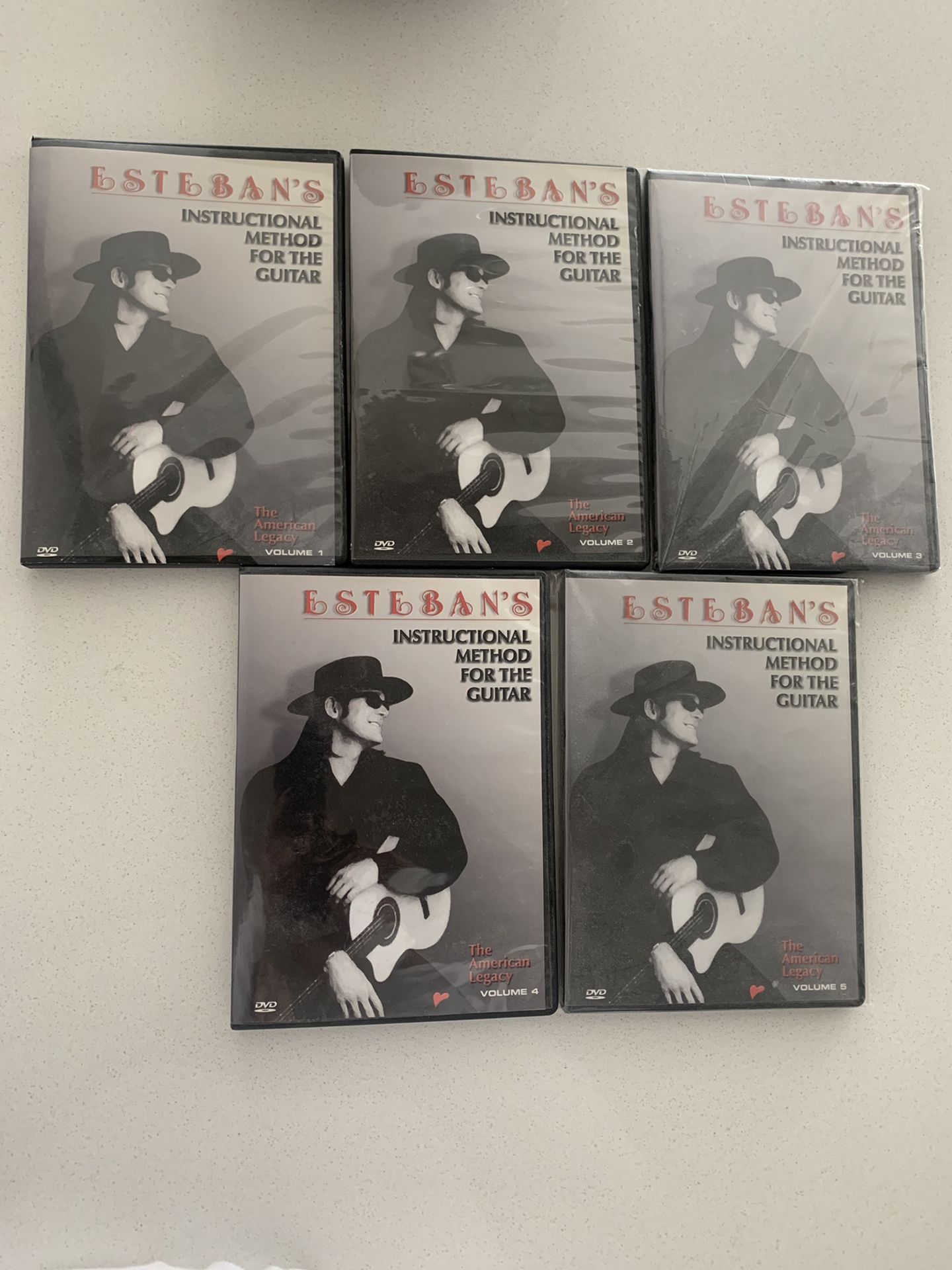 6 DVDs Esteban’s Instructional Method For The Guitar