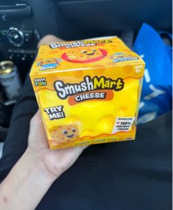 squeezy brand cheese stress toy