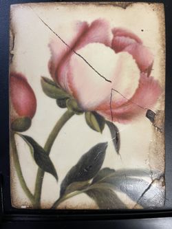 SID DICKENS T-148 MYSTIC BLOOM Memory Block Tile Wall Art- Retired
