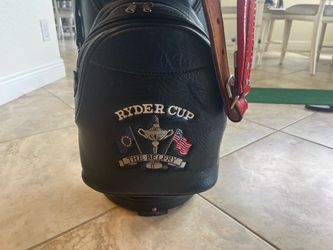 Burton 6 way leather staff golf bag