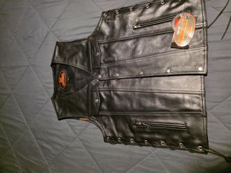Leather Vest Medium