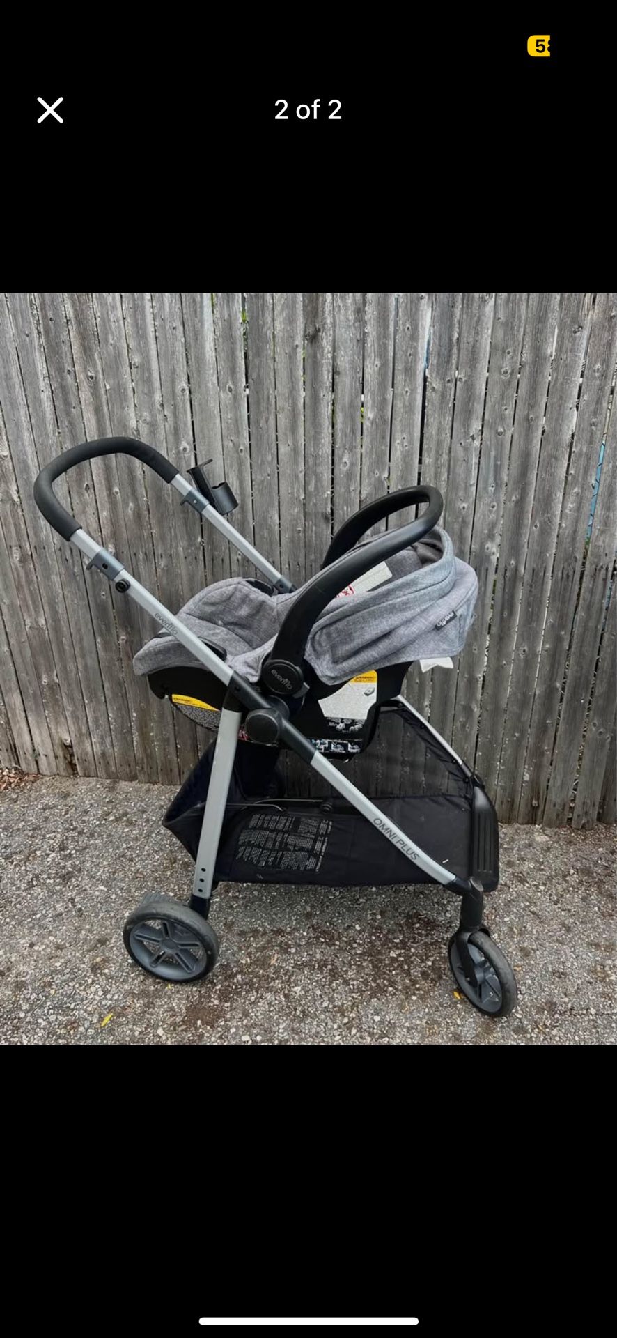 Evenflo Stroller + Car seat