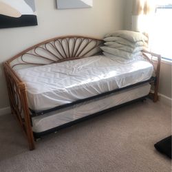 Daybed With Trundle (comes With Mattresses!)