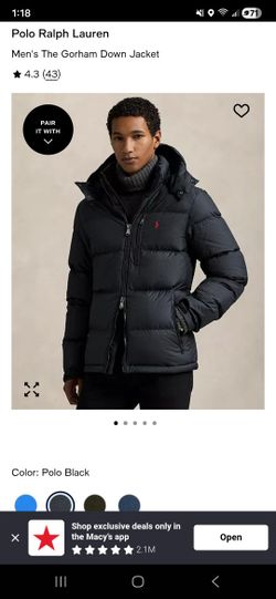 Coats & Jackets
Polo Ralph Lauren
Men's The Gorham Down Jacke