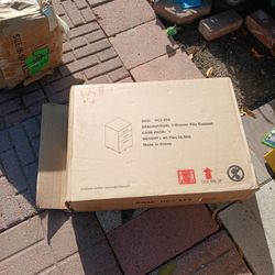 3 drawer file cabinet Black