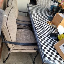 Iron Outdoor Table and chairs