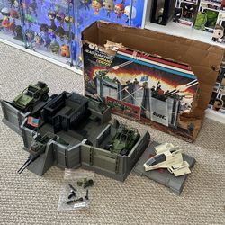 1983 vintage G.I.Joe Headquarters Command Center with EXTRAS (OPEN TO TRADES)