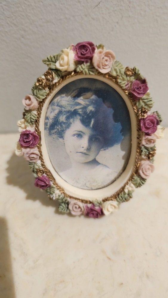 Hand Painted miniture picture frame