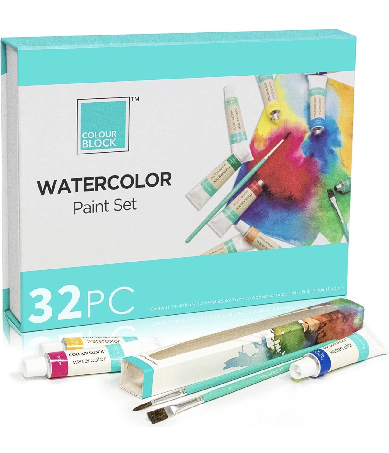 Watercolor Paint Set (32 Pcs)