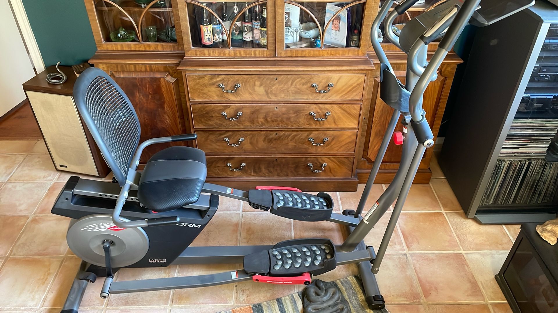 Recumbent/standing Elliptical Pro form Hybrid Trainer