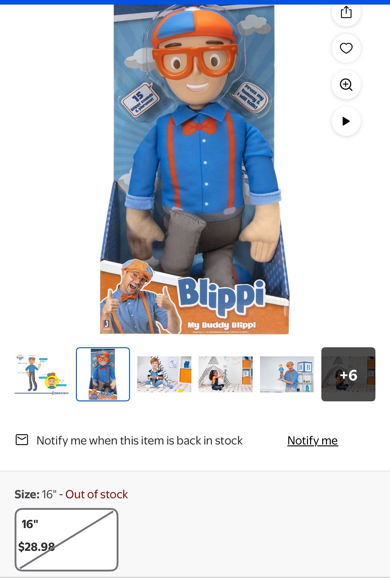 Blippi Kids Toy