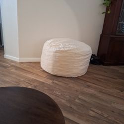 4ft Memory Foam Overstuffed Bean Bag Chair