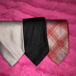 Bundle of 3 Calvin Klein ties
