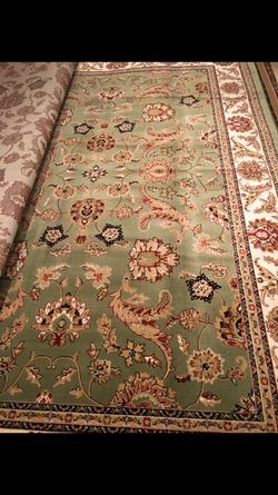 Brand new green rug Traditional Design size 8x11 nice Persian style rugs