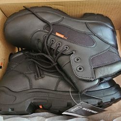 Waterproof iron toe work boots