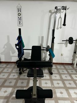 2 Bench Press Machine With Pulldow