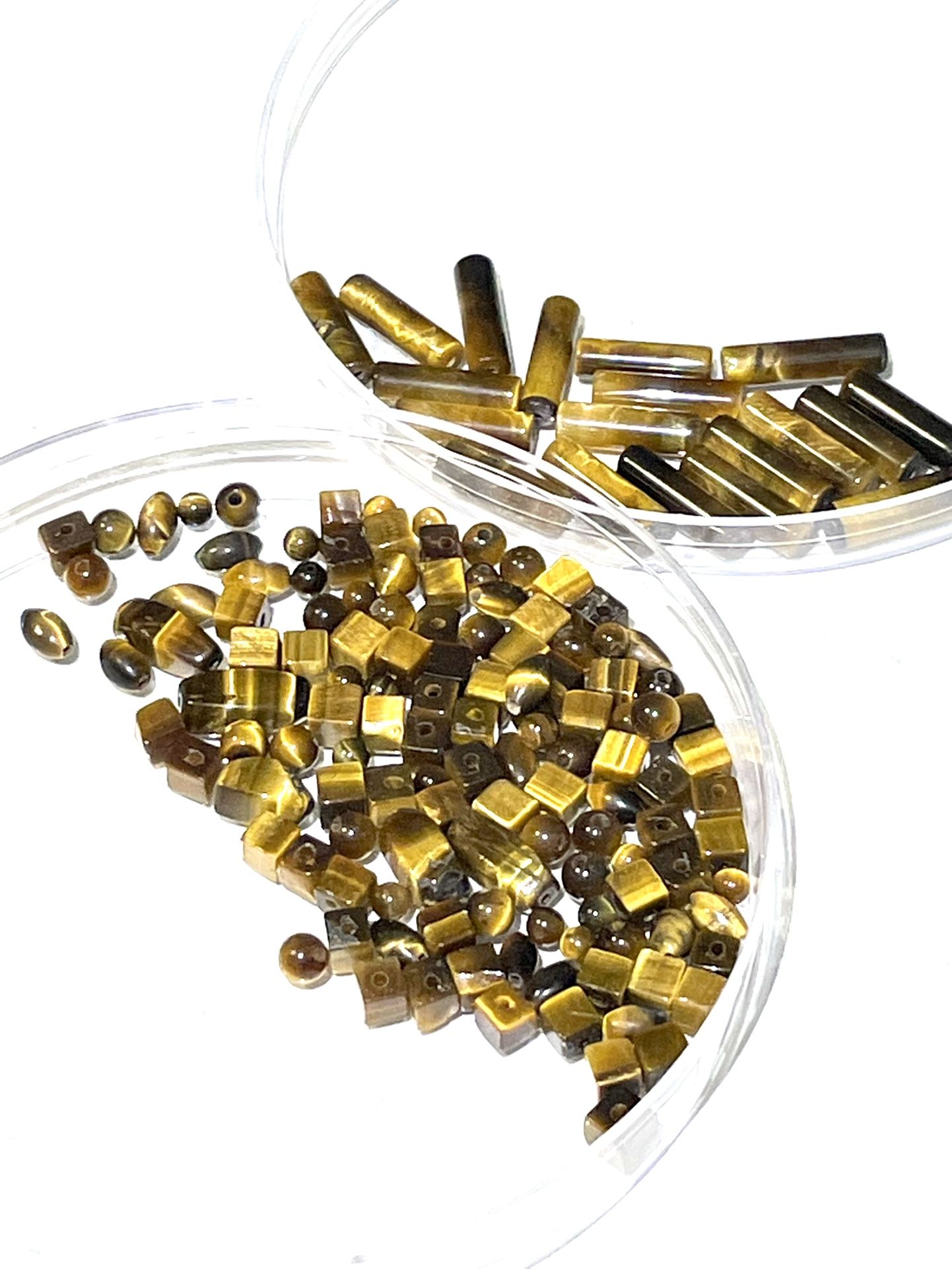 Mixed Lot Of Tiger Eye Beads 