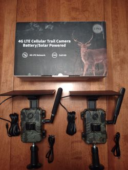 Solar 4g trail cameras