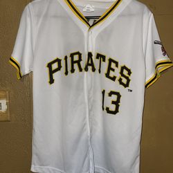 MLB Pittsburgh Pirates Associated Premium Corporation Ke’Bryan Hayes Jersey Youth