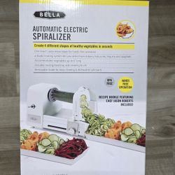BELLA Auto Electric Spiralizer & Slicer