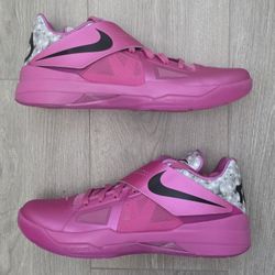 Nike Zoom KD 4 2024 'Aunt Pearl' Breast Cancer HF9098-600 Men's Size 10 New Limited