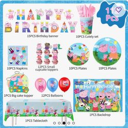 Peppa pig birthday kit