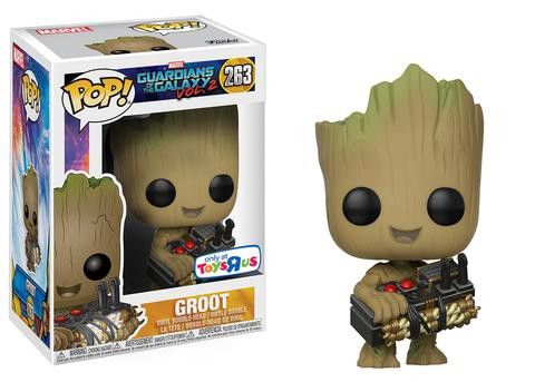 NEW Funko POP! Groot 263 (w/Bomb) Guardians of Galaxy Vol.2 Marvel Toys 'R Us Exclusive