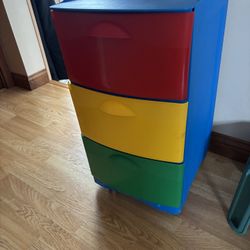 Little Tikes, Wheeled 3 Drawer Storage