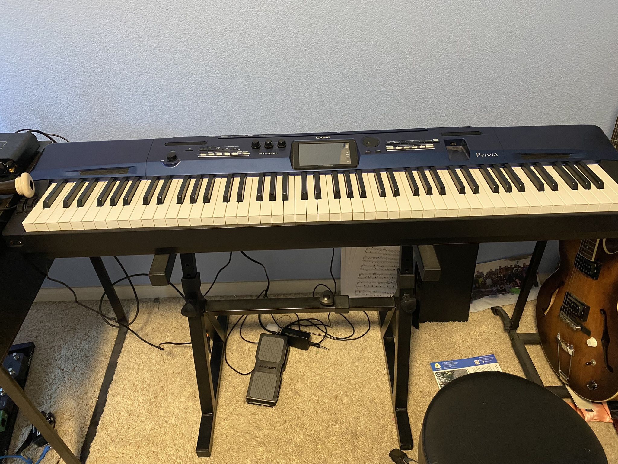 Digital stage piano (CASIO PX-560)